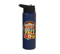 Goodbye Heat Hello Fall Retro Stainless Steel Insulated Water Bottle