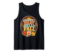 Goodbye Heat Hello Fall Retro Tank Top