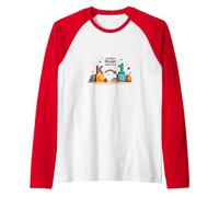 Goodbye Kinder Hello First Grade Milestone Celebration Raglan Baseball Tee, Men, Red/White, L