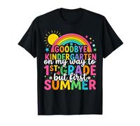 Goodbye Kindergarten Graduate 1st Grade Graduation Summer T-Shirt