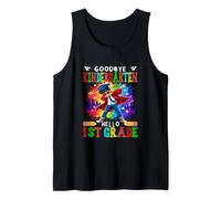 Goodbye Kindergarten Hello 1st Grade Dabbing Kid Boy Tank Top