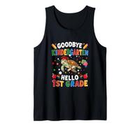 Goodbye Kindergarten Hello 1st Grade Graduate Turtle Tank Top