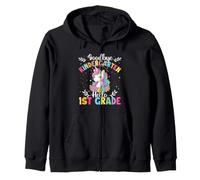 Goodbye Kindergarten Hello 1st Grade - Kindergarten Graduate Zip Hoodie