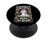 Goodbye Kindergarten Hello 1st Grade Unicorn Magic School PopSockets Adhesive PopGrip