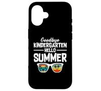 Goodbye kindergarten hello summer with sunglasses Case for iPhone 16