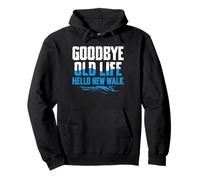 Goodbye Old Life Hello New Walk Baptism Christian Pullover Hoodie