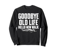 Goodbye Old Life Hello New Walk Baptism Christian Sweatshirt