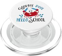 Goodbye Pool Hello School Back to School Student Teacher PopSockets PopGrip for MagSafe