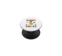 Goodbye Preschool Hello Pre-K Graduate T-Rex Students PopSockets Adhesive PopGrip