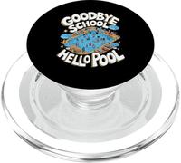 Goodbye School Hello Pool Summer Break Quote PopSockets PopGrip for MagSafe