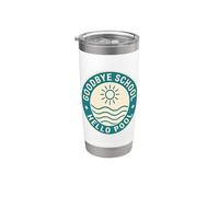 Goodbye School Hello Pool | Summer Pool Day Stainless Steel Insulated Tumbler