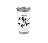 Goodbye School Hello Pool Summer Vacation Stainless Steel Insulated Tumbler