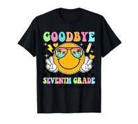Goodbye Seventh Grade Graduation Class Of 2025 Hello Summer T-Shirt