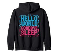 Goodbye Sleep Engineer Coding Software Developer Programming Zip Hoodie