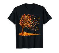 Goodbye Summer Hello | Autumn Tree Leaves Fall Value Graphic T-Shirt