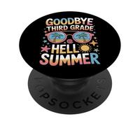 Goodbye Third Grade Hello Summer Funny PopSockets Adhesive PopGrip