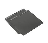 GoodCook AirPerfect 16" x 14" Nonstick Steel Insulated Cookie Sheets, No-Burn Baking Sheets with Large Handles, Set of 2, Gray