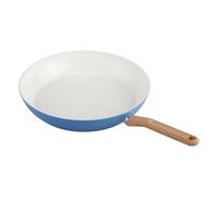 GoodCook Healthy Ceramic Titanium-Infused 12” Fry Pan, Light Blue - Induction Cookware, Nonstick Cooking Pan, Frying Pan Skillet for Eggs, Meats, Vegetables, Sauces, Warming Tortillas