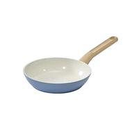 GoodCook Healthy Ceramic Titanium-Infused 8” Fry Pan, Light Blue - Induction Cookware, Nonstick Cooking Pan, Frying Pan Skillet for Eggs, Meats, Vegetables, Sauces, Warming Tortillas