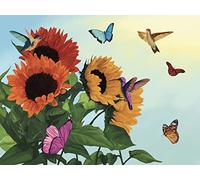 GoodDay Puzzles 48 Large Piece Jigsaw 'Summer Bloom' | Dementia/Alzheimer's Activities for Seniors | Easy Puzzle for Adults | Gifts for The Elderly