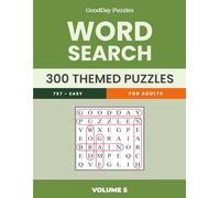 GoodDay Puzzles - Easy Word Search - 300 Themed Puzzles - 7 x 7 Large Print (Themed Word Searches | Large Print 7x7 | GoodDay Puzzles)