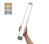 GOODEA 44.5CM Under Cabinet Kitchen Lights 4500mAh Cupboard Lighting Wardrobe Light Motion Sensor- 3 CCT Dimmable Magnetic Mount for Kitchen Closet Shelf Counter