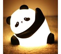 GOODEA Rechargeable Night Light for Kids, Panda Cute Dimmable Silicone Nursery Lamp with 3 Dimmable Levels, 30 Min Timer, Nightlight for Toddlers, Baby, Girl, Boys Bedroom Accessories