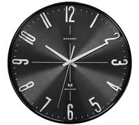 GOODERY Radio-Controlled Wall Clock, 30 cm Diameter, Modern, Analogue, Quiet, Almost Silent
