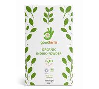 goodFarm Organic Indigo Powder 250g (5 x 50g Sachets) | Plant-Based Hair Colour | Single-Ingredient, Certified Organic | No Peroxide, No Ammonia, No Parabens