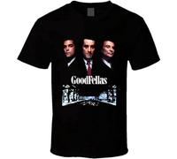 Goodfellas T Shirt Mens Tee Three Wise Men Gangster Movie Gift New from US Black L
