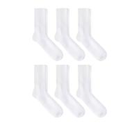 Goodfellow & Co Men's Odor Resistant Crew Socks 6pk - (White, 6-12)