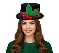 Goodfugui Top Hats for Adults and Kids Costume Magician Hat Prom Dance Deluxe Felt Tuxedo Dress Up Formal Hat-Unisex (020-Black, One Size)