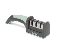 Goodful Cutlery Set, High-Carbon Stainless Steel Blades, 3-Stage Sharpener, Sage