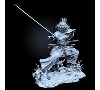 GoodFYouth 1/18 Ancient Samurai Warrior Resin Model Kit Unpainted and Unassembled Soldier Resin Model Kit // u7d4O2