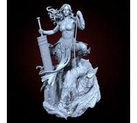 GoodFYouth 1/18 Sci-Fi Agent Female Samurai Resin Model Kit Unpainted and Unassembled Soldier Resin Model Kit // u7d5O2