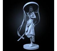 GoodFYouth 1/18 Sci-Fi Agent Female Samurai Resin Model Kit Unpainted and Unassembled Soldier Resin Model Kit // u7d5O3
