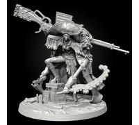 GoodFYouth 1/24 Ancient Female Samurai Resin Model Kit Unpainted and Unassembled Soldier Resin Model Kit //H9B4Z5