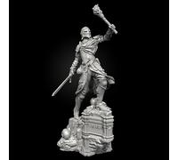 GoodFYouth 1/24 Ancient Hell Samurai Warrior Resin Model Kit Unpainted and Unassembled Soldier Resin Model Kit //I2S5O1