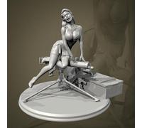 GoodFYouth 1/24 Sci-Fi Agent Female Samurai Resin Model Kit Unpainted and Unassembled Soldier Resin Model Kit // u8d6O5