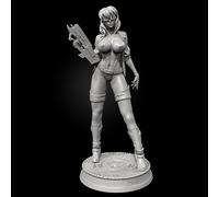 GoodFYouth 1/24 Sci-Fi Agent Female Samurai Warrior Resin Model Kit Unpainted and Unassembled Soldier Resin Model Kit //I2S6O4