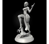 GoodFYouth 1/24 Sci-Fi Agent Female Samurai Warrior Resin Model Kit Unpainted and Unassembled Soldier Resin Model Kit //I2S6O3