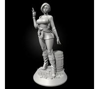 GoodFYouth 1/24 Sci-Fi Agent Female Samurai Warrior Resin Model Kit Unpainted and Unassembled Soldier Resin Model Kit //I2S6O2
