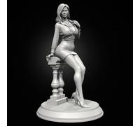 GoodFYouth 1/24 Science Fiction Female Agent Resin Model Kit Unpainted and unassembled soldier resin model kit //v2i7O4