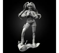GoodFYouth 1/24 Science Fiction Female Agent Resin Model Kit Unpainted and unassembled soldier resin model kit //v2i7O9