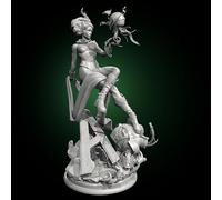 GoodFYouth 1/24 Science Fiction Female Agent Resin Model Kit Unpainted and unassembled soldier resin model kit //v2i7O11
