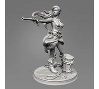GoodFYouth 1/24 Science Fiction Female Agent Resin Model Kit Unpainted and unassembled soldier resin model kit //v2i7O6