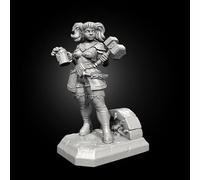 GoodFYouth 1/24 Science Fiction Female Agent Resin Model Kit Unpainted and unassembled soldier resin model kit //v2i7O3