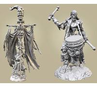 GoodFYouth 1/35 Unpainted and unassembled resin model kit of sci-fi zombie warriors (2 people) //v3f2s38
