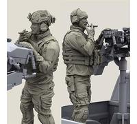 GoodFYouth 1/35 US Commando Soldier Resin Model Kit Unpainted and Unassembled (2 figures) //l7o7k1