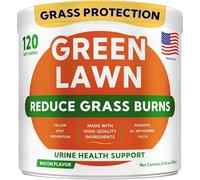 GOODGROWLIES Green Grass Dog Chews for Lawn Protection - Dog Urine Neutralizer for Grass Burn Spots - Lawn Restore Treats - Made in USA - 120Ct Soft Chews